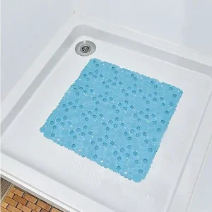 Alfombra Baño PVC Burbuja – Verde Agua
