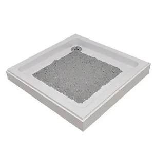 Alfombra Baño PVC Burbuja – Gris Perla