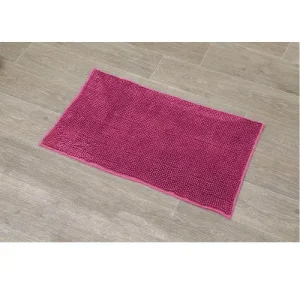 Alfombra Baño Microfibra Liso – Fucsia