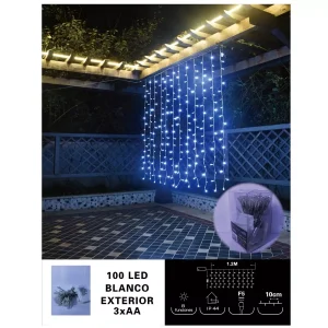 Cortina de Luz 100L Blanca