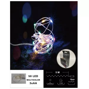 Cadena Alambre de Luz 50L Color