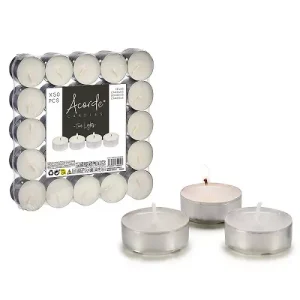 Set 50 Velas de Té Sin Aroma Blanco 4H