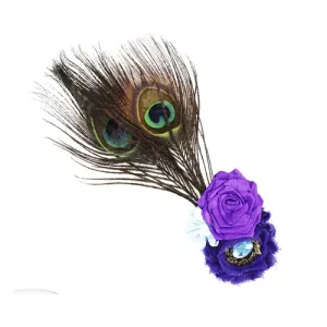 Cinta De Pelo Pavo Real