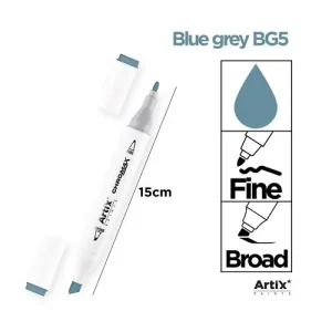 Rotulador Doble Punta Bocetos BG5 Blue Grey