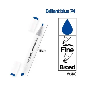 Rotulador Doble Punta Bocetos 74 Brillant Blue