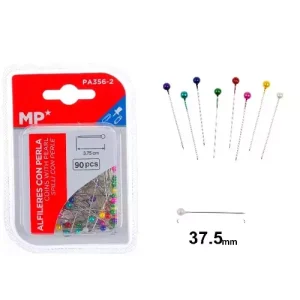 Alfileres Perlas Colores 90pcs