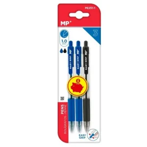 Bolígrafo Easy y Grip 1.0mm 3pcs