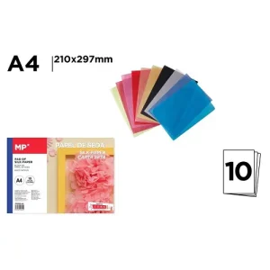 Block de Papel Seda A4 10Hojas