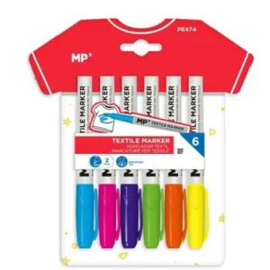 Marcador de Textil Colores 6u