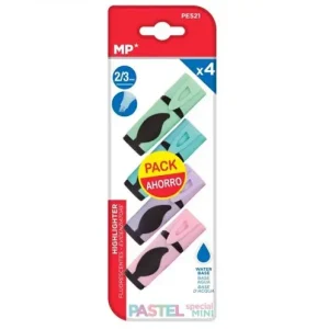Marcador Pastel Mini 4pcs