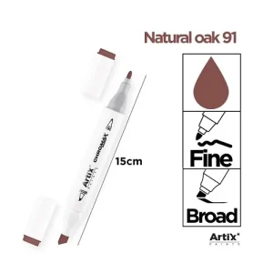 Rotulador Doble Punta Bocetos 91 Natural Oak