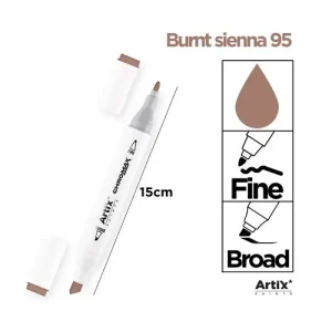 Rotulador Doble Punta Bocetos 95 Burnt Sienna