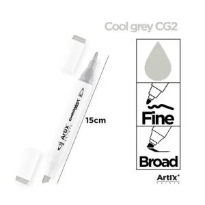 Rotulador Doble Punta Bocetos CG2 Cool Grey