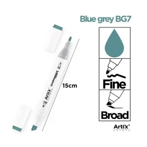 Rotulador Doble Punta Bocetos BG7 Blue Grey
