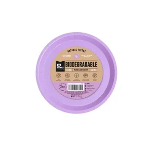 Hiper – Platos postre de color biodegradable | Hechos de cartón Ø17cm