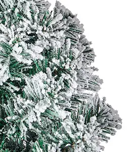 Árbol Navidad Estrecho Verde/Blanco 150cm - Imagen 2