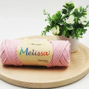 Lana Trenzado Rosa 11