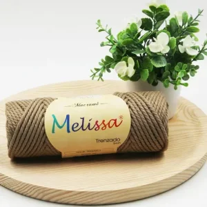 Lana Trenzado Marrón 4