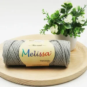 Lana Trenzado Gris 5